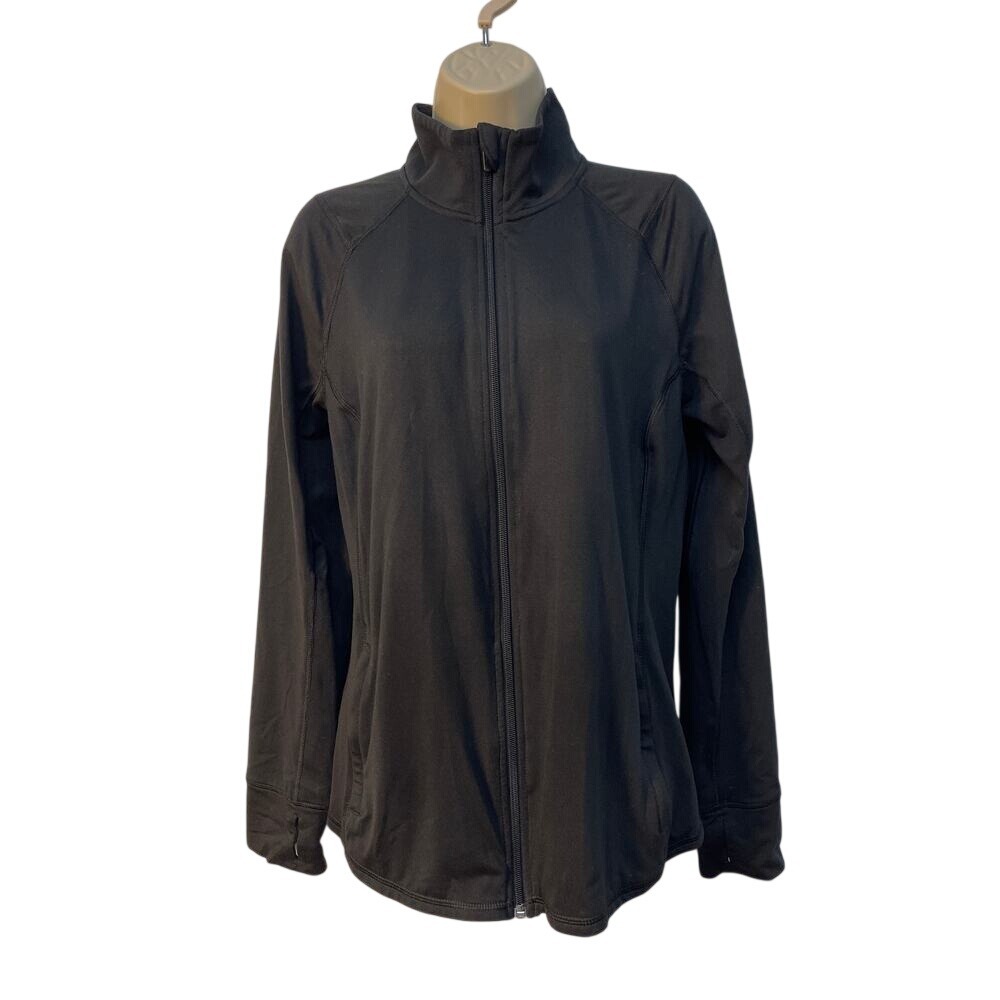 Old Navy Active Women's Long Sleeve Full Zip Jacket Color Black Size XL